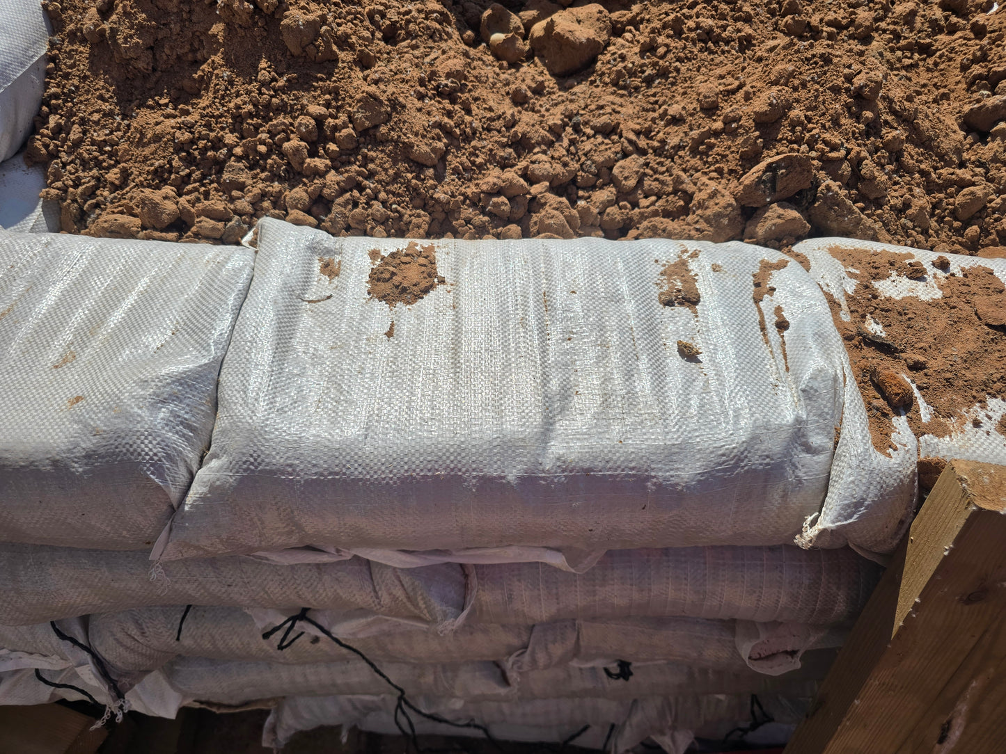 pre filled signed sand bag