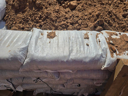 pre filled signed sand bag
